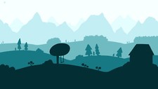 Landscape nature blue turquoise cyan Custom Gaming Mat Desk