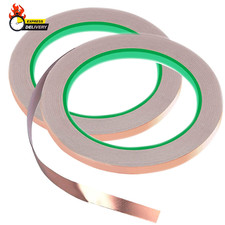 2Pcs Copper Tape with Double-Sided Conductive Copper Foil Tape Self Adhesive EMI