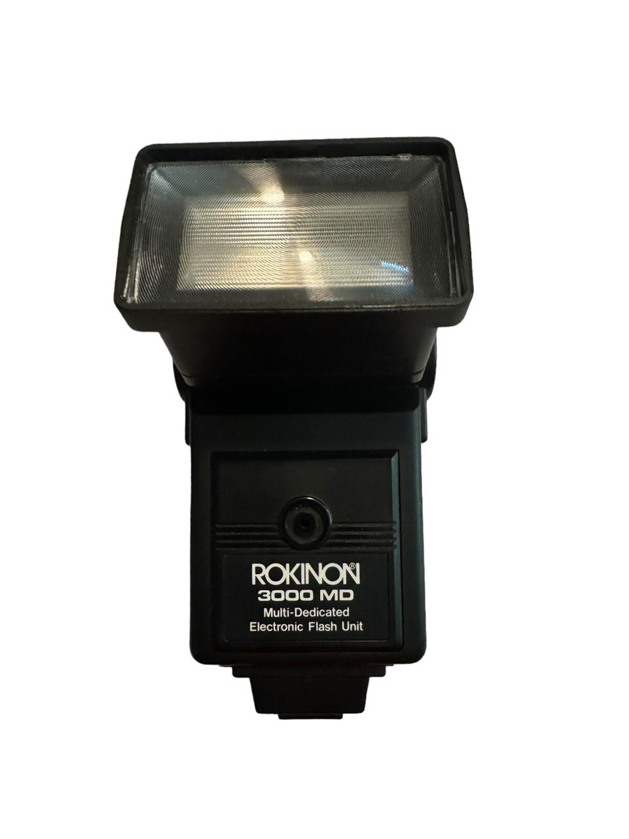 Vintage Rokinon Quick 3000MD Bounce Automatic Zoom Multi-Dedicated