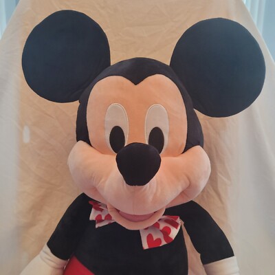Rare Disney Hallmark Valentine's Day Mickey Mouse Jumbo Plush