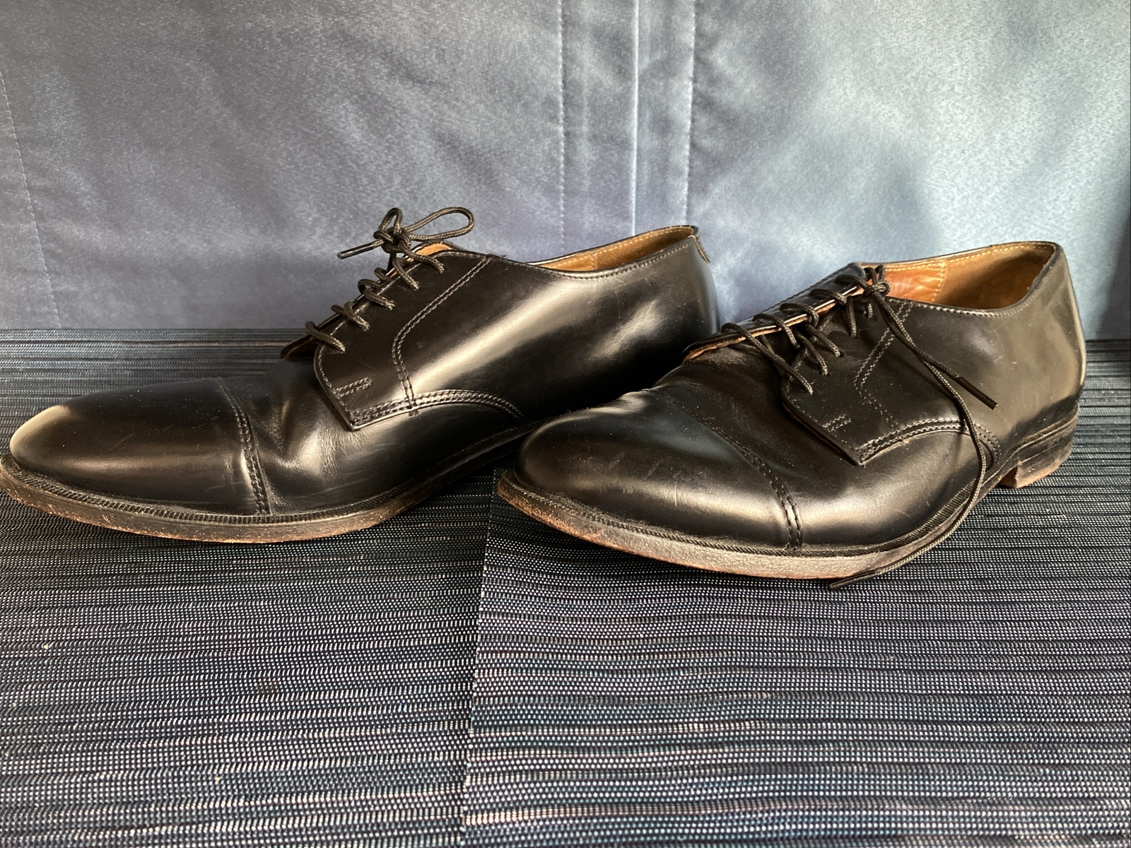 SAOLA Scarpe eleganti Cole Haan Cambridge cap punta da uomo 169731 US 90 D in pelle nera