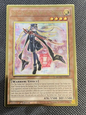 YuGiOh! - Sky Striker Ace - Roze MGED-EN021 Premium Gold Rare 1st