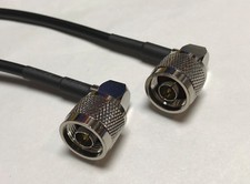 N Male Angle to N Male Angle Pick Your Length RG58 Coaxial Pigtail Cable USA