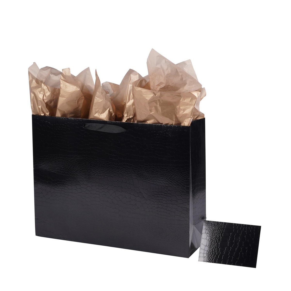 Lyforpyton Gift Bags With Tissue Paper 12.5"x9.8"x5.1" Pink - View #9