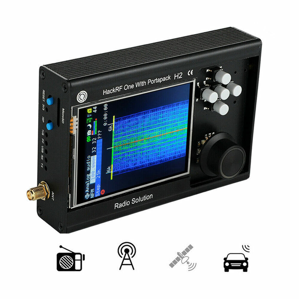 price US Portapack High quality new H2 + HackRF SDR +0.5ppmTCXO Radio 1MHz-6GHz+Battery