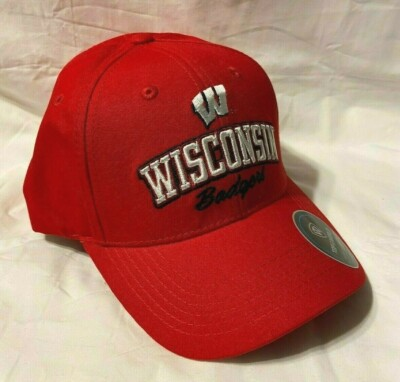 #ad WISCONSIN BADGERS ADJUSTABLE SNAPBACK HAT $23.76
