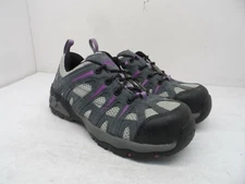 Nautilus Women's Composite Toe Athletic Work Shoes N1754 Grey/Purple Size 6.5M