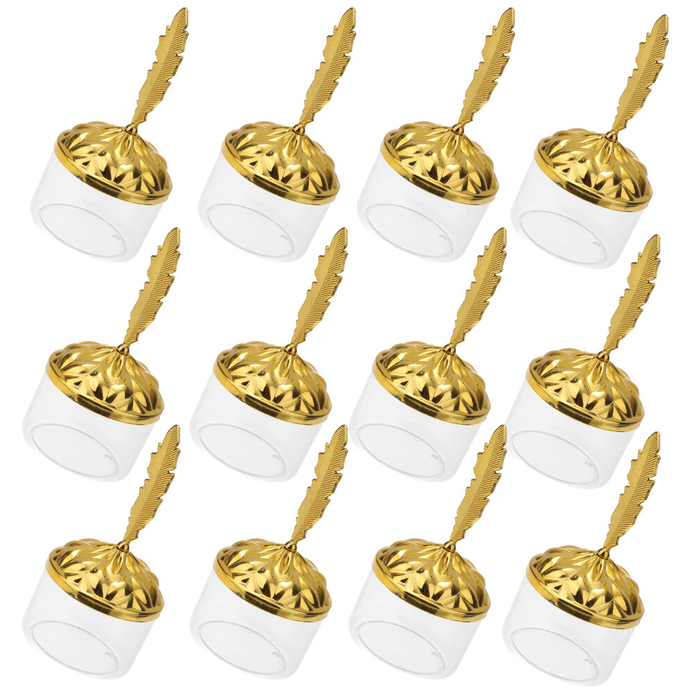 12 Pcs Candy Box Plastic Baby Girl Small Favor Gold for Buffet eBay