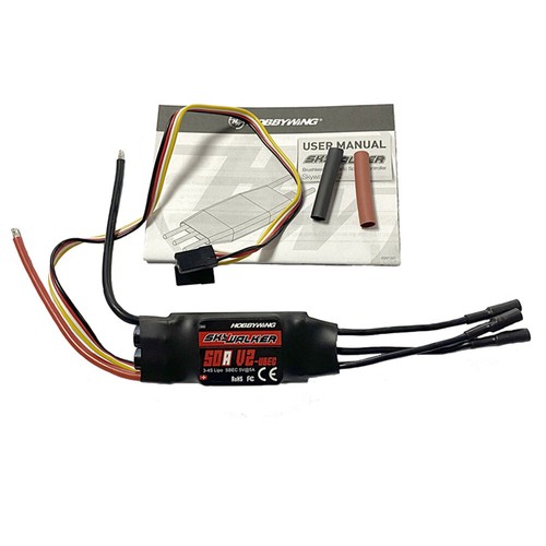Hobbywing Skywalker 20A 30A 40A 50A 60A 80A 100A ESC 3-6s w/BEC For RC Airplane - Picture 11 of 26