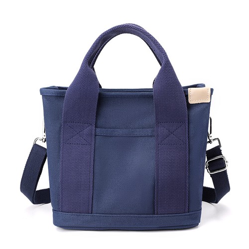 Women Canvas Tote Bag Large Capacity Handbags & Shoulder Bags Zip Crossbody - Picture 15 of 17