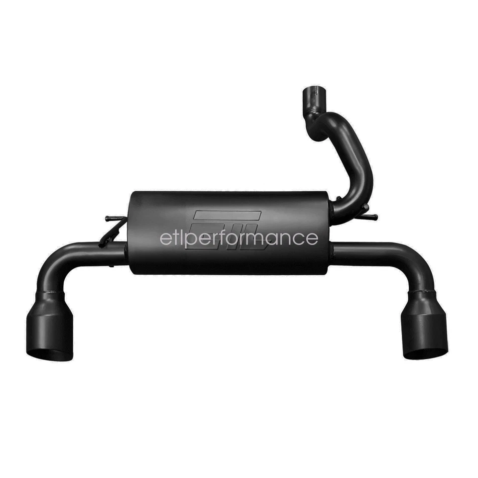 For 2018-2022 Jeep Wrangler JL Black Dual Exit Axle Cat-back Exhaust Kit 3.6L — 第 3/4 张图片