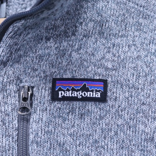 Patagonia Worn Wear Gray 1/4 Zip Sweater Pullover Kids XL (14) measured - Picture 3 of 10