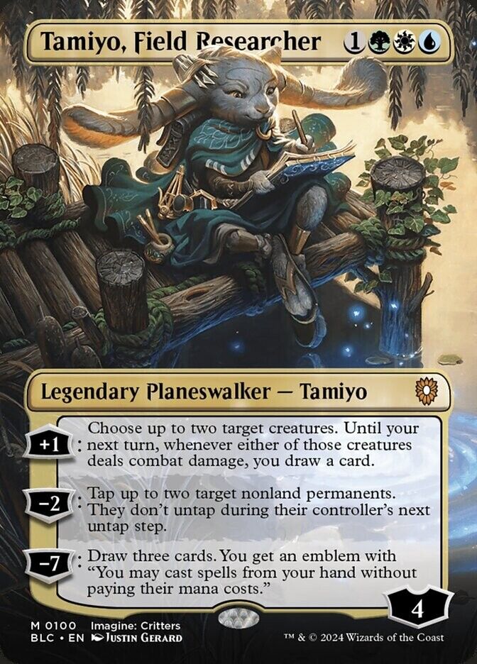 Tamiyo, Field Researcher 0100 Mythic Foil Bloomburrow Commander MTG Near Mint