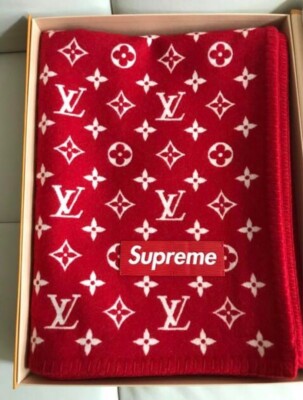 Louis Vuitton × Supreme Blanket Wool Cashmere MP1884 W55.1