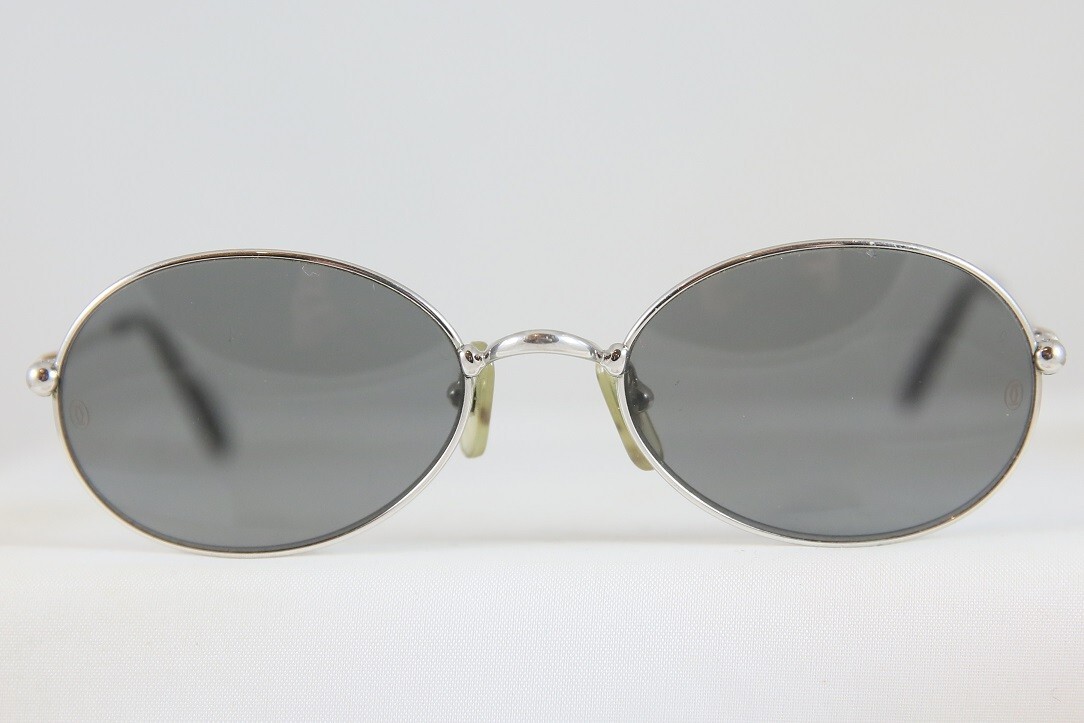 GREAT VINTAGE CARTIER SATURNE PLATINE SUNGLASSES MADE IN FRANCE