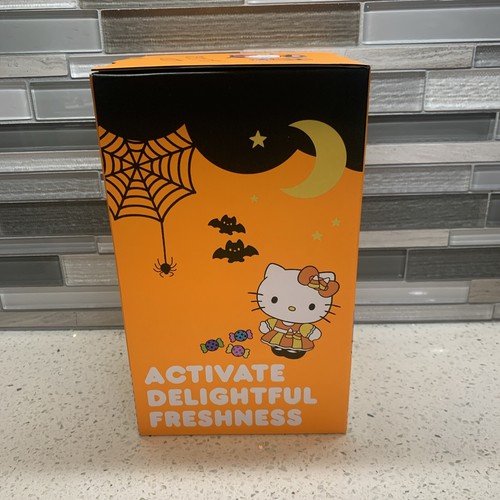 New Hello Kitty Face In Witch Hat Halloween Ceramic Reed Diffuser Vanilla In Box - Picture 6 of 10