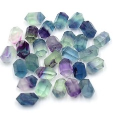 Natural Rainbow Fluorite Pendant Drilled Double Terminated Gemstone Wholesale