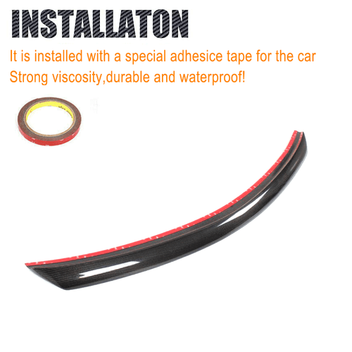 Carbon Spoiler Heckspoiler Flügel Lippe Für Mercedes W204 C250 C300 C63 2008-15 - Bild 11 von 13