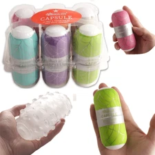 Ribbed Pocket Pussy Egg Penis Sleeve Male Masturbator Stroker Sex Toys for Men