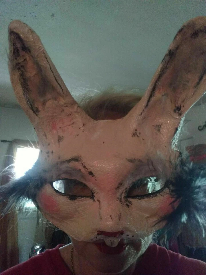 Original Bunny Rabbit Mask, Rabbit Party Mask, Rabbit Costume. Original - Image 4 of 4