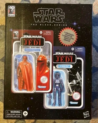 Star Wars Black Series Carbonized Emperor's Royal Guard & Tie Pilot Figure 2Pack