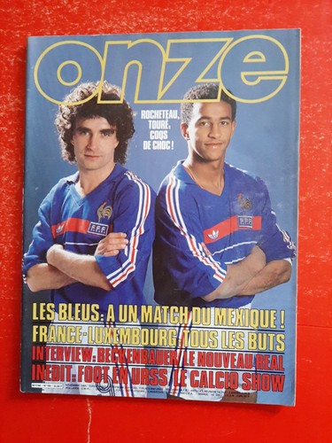 Magazine Onze N°116 Août 1985 – Spécial Bats, PSG, Maradona – Vintage Football