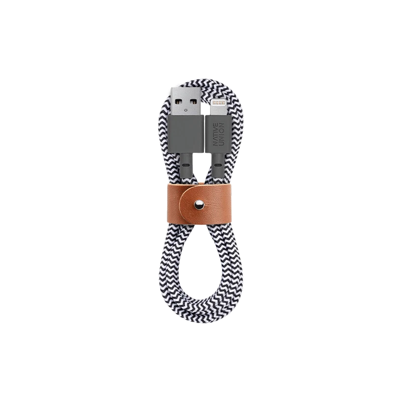 Native Union Belt Cable Zebra. NEW x 2  For Iphone MFI Certified - Image 3 of 3