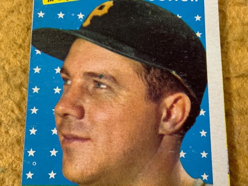 W8-33 BASEBALL CARD - BOB FRIEND ‘58 SPORT MAGAZINE ALL-STAR - 1959 TOPPS #492 - Picture 4 of 5