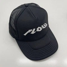 Otto White & Black White Flow Printed Trucker Hat Unisex Adults OS