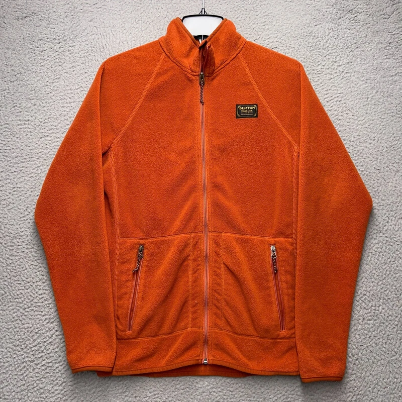 burton durable goods fleece dryride full zip pockets jacket