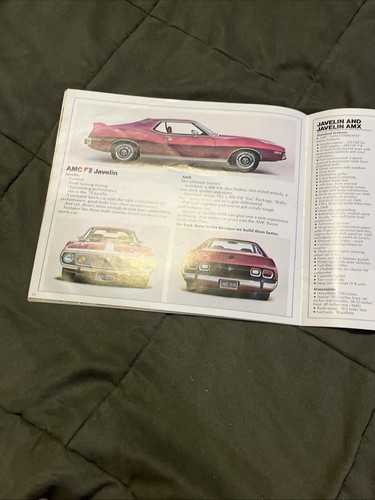 AMC Gremlin Hornet Javelin 1974 AMX Matador Ambassador Venta Folleto De Colección - Imagen 12 de 13