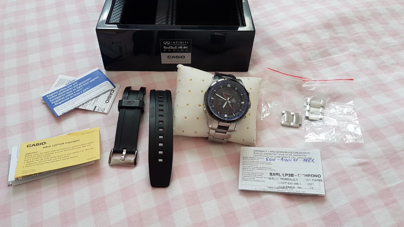 casio edifice red bull limited edition 2012