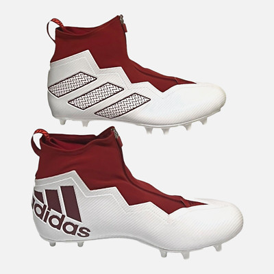 adidas SM Nasty Fly Red/White Lineman Football Cleats Men's Size 14 HP8816