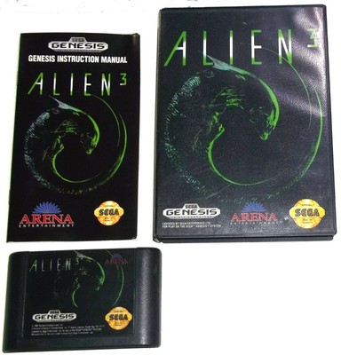 Alien 3 Sega Genesis Comes Complete With Box Game Cartridge And Manual Ebay
