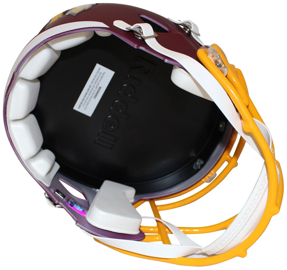 Casco de velocidad firmado por Sonny Jurgensen Washington Redskins F/S AMP BAS 35601 Foto 4 de 4