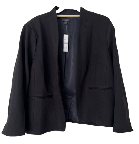 J. Crew Going Out blazer in black. Size 24. New with tags