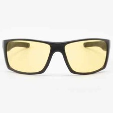 Sport Wrap Hd Night Driving Vision Anti Glare Safety yellow tinted Sunglasses