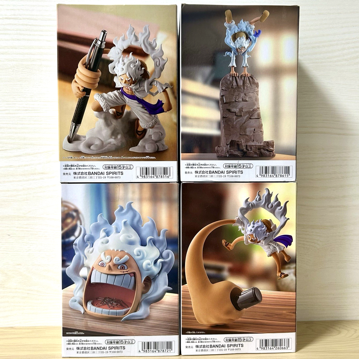 One Piece Luffy Gear 5 Figure Pen & Smart phone stand Multi Tray
