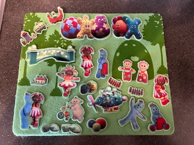 In The Night Garden Feltastic Fuzzy Felt Rare 2007 Pinky Ponk