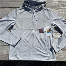 VUORI Sunday Element Jacket Platinum Heather Grey size medium NWT Mens