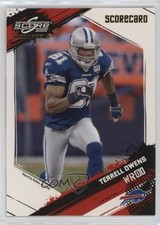 2009 Score Inscriptions Scorecard 41/50 Terrell Owens #81 HOF 0d3