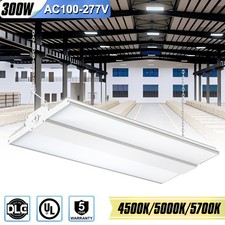 300W LED Linear High Bay Light Warehouse Factory Industrial Commercial Shop Lamp