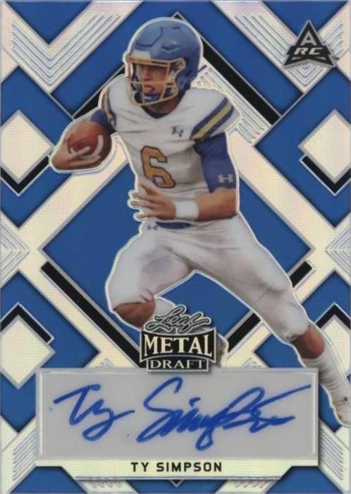 2022 Leaf Metal Draft Ty Simpson #BA-TS1 for sale | eBay