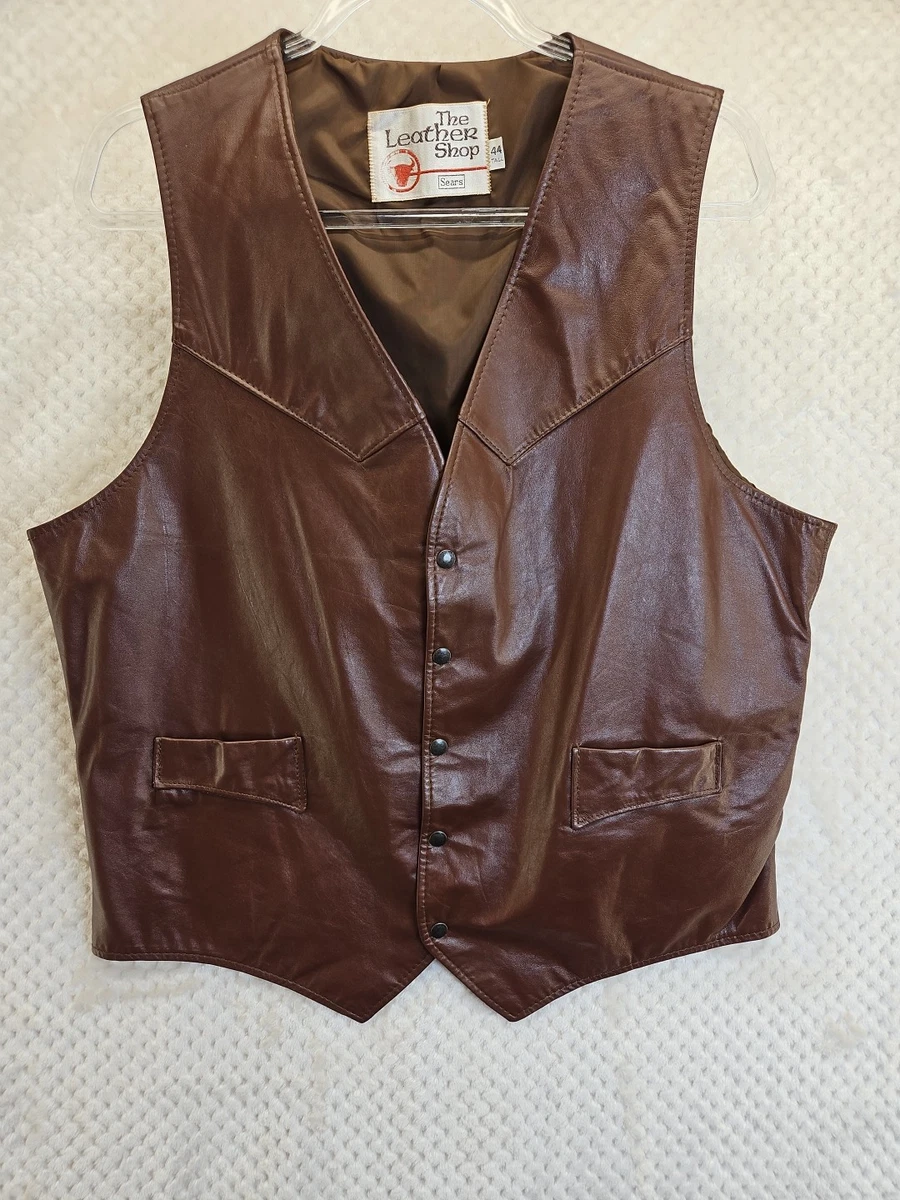 Sears Leather Outer Shell Vests for Men for Sale | Shop New & Used
