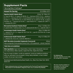 Seed Daily Synbiotic - Digestive & Gut Health - Immune Support - 60ct