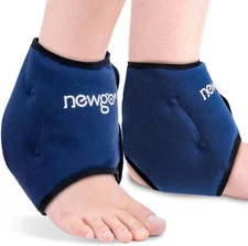 Ankle Heel Ice Pack Wrap Reusable Gel Cold/Hot Therapy for Foot Pain, Plantar Fa