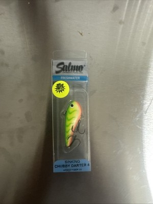 Salmo Chubby Darter #4 Sinking Jig   ( Green Tiger UV)