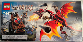 LEGO Vikings 7017 Viking Catapult versus the Nidhogg Dragon * NEW  * SEALED  