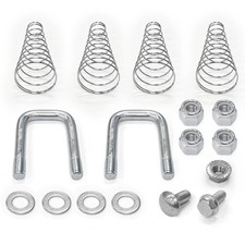2 U Bolt Kit 1900-2-1600, Replacement Safety Chain Fit for B W Gooseneck Hitch