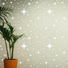 Stars Wall Painting Stencil 16x24In Reusable DIY Home Decor Template